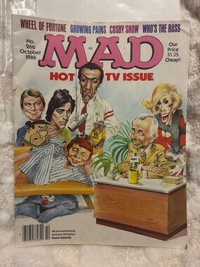 MAD Magazine — Hot TV Issue (October 1986)